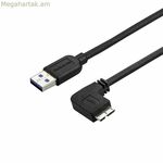 USB մալուխ միկրո USB-ից Startech USB3AU2MRS սև