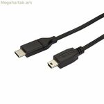 Մալուխ USB C Startech USB2CMB2M USB C Սեւ