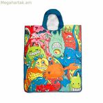 Պոնչո-սրբիչ գլխարկով 467440-CRA կարմիր