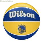 Բասկետբոլի գնդակ Wilson NBA Team Tribute Warriors Blue 7 բնական ռետին (չափս 7)