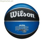Բասկետբոլի գնդակ Wilson NBA Team Tribute Orl Magic Black 7 բնական ռետինից