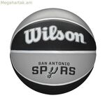 Բասկետբոլի գնդակ Wilson NBA Team Tribute San Spurs սև բնական ռետին