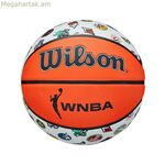 Բասկետբոլի գնդակ Wilson Wnba All Team Bskt մուգ նարնջագույն 6 բնական ռետին (չափս 6)