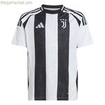 Մանկական կարճ թևքով ֆուտբոլային մարզաշապիկ Adidas Juventus 24/25 Home սև