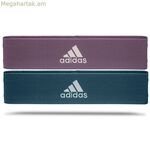 Adidas ADTB-10711-NL մանուշակագույն առաձգական դիմադրության ժապավեններ