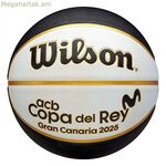 Բասկետբոլի գնդակ Wilson Copa del Rey սպիտակ 7 (չափս 7)