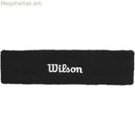 Սպորտային ժապավեն գլխի համար Wilson WU00019431BKA սև