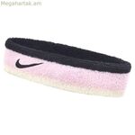 Գլխի համար նախատեսված սպորտային ժապավեն Nike Swoosh վարդագույն գլխակապով