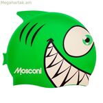Լողի գլխարկ Mosconi Shark կանաչ սիլիկոնե