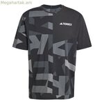 Տղամարդու կարճ թևքով մարզաշապիկ Adidas Mt Aop սև