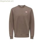 Տղամարդու սվիտեր առանց գլխարկի՝ Only & Sons Onsdawson Reg Crew Vd Falcon Brown