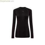 Կանացի երկար թևքով մարզաշապիկ Diadora Stratozero սև վազքի համար