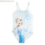 Աղջիկների համար նախատեսված լողազգեստ «Սառցե սիրտը» բաց կապույտ