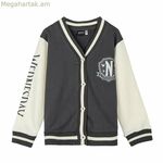 Մանկական մարզահագուստի վերնաշապիկ՝ չորեքշաբթի, մուգ մոխրագույն