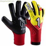 Դարպասապահի ձեռնոցներ Ռինատ Նկամի մարզումների համար՝ կարմիր, մեծահասակների համար