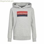 Տղամարդու վերնաշապիկ Jack & Jones Jjnolan մոխրագույն