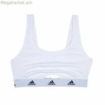 Սպորտային կրծկալ Adidas Active Comfort բամբակյա սպիտակ