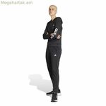 Կանացի մարզահագուստ Adidas գծային սև
