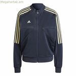 Կանացի սպորտային բաճկոն Adidas Tiro Track Top կապույտ