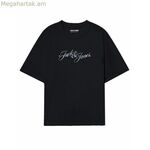 Տղամարդու կարճ թևքով Jack & Jones JORINWOOD SS վզնոցով շապիկ FST 12284732 սև