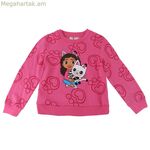 Մանկական սվիտեր Gabby's Dollhouse մուգ վարդագույն