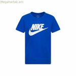 Մանկական կարճ թևքով մարզաշապիկ Nike Sportswear Futura կապույտ