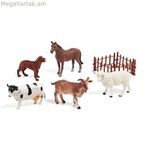 Գյուղատնտեսական կենդանիների հավաքածու Moltó 6 Pieces Plastic