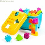 Շինարարական հավաքածու Moltó Blocks & Puzzles 15 Pieces