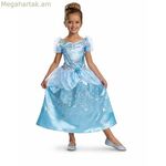 Disney Cinderella 5-6 տարեկան երեխաների համար նախատեսված զգեստ