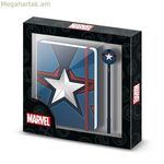 Օրագիր իր պարագաներով Կապիտան Ամերիկա Կապույտ 22,4 X 2,2 X 23,2 սմ