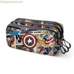 Triple Carry-all Capitán América Blue Red