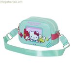 Hello Kitty ուսի պայուսակ՝ փիրուզագույն 14 x 23 x 9 սմ