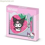 Օրագիր իր պարագաներով Կուրոմի վարդագույն 24 x 23 x 2,5 սմ