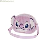 Ուսի պայուսակ Lilo & Stitch վարդագույն 17 x 13 x 7 սմ