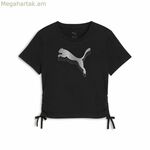 Մանկական կարճ թևքով մարզաշապիկ Puma Essentials Metallic Knotted