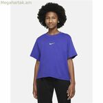 Մանկական կարճ թևքով մարզաշապիկ Nike Sportswear կապույտ