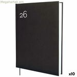 Օրագիր Finocam DYNAMIC MILANO սև 21 x 27 սմ 2026 (10 հատ)