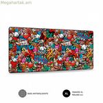 Մկնիկի գորգ Subblim SUB-MP-01PUW02 Սև, բազմագույն XL