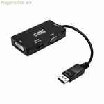 DisplayPort-ից VGA/DVI/HDMI ադապտեր 3 x 1 NANOCABLE 10.16.3301-BK սև