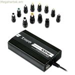 Նոութբուքի լիցքավորիչ TooQ TQLC-100BS01M LED 100W սև