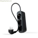 NANOCABLE 10.38.0003-NS-BK միկրոսխեմաների համար նախատեսված 3680 Վտ 250 Վ 1,4 մ