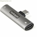 USB C-ից մինչև 3.5 մմ Jack ադապտեր Startech CDP235APDM արծաթագույն