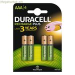 Վերալիցքավորվող DURACELL AAA մարտկոցներ (4 հատ) 1,2 Վ
