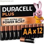 Վերալիցքավորվող մարտկոցներ DURACELL DPBLR6B12 1,5 Վ