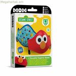 Հիգիենիկ բազմակի օգտագործման գործվածքային դիմակ Sesame Street Premium մեծահասակների համար