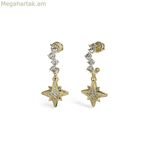 Կանացի ականջօղեր Guess JUBE03322JWYGT-U 2 սմ