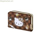 Hello Kitty շագանակագույն դրամապանակ 10 x 15 x 3 սմ