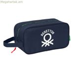 Ճանապարհորդական հողաթափերի պահոց Benetton Together մուգ կապույտ 29 x 15 x 14 սմ