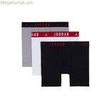 Տղամարդու բոքսեր շորտեր Jordan Flight Cotton Core 3 հատ սև, 3 հատ