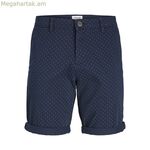 Տղամարդկանց շորտեր Jack & Jones JPSTBOWIE շորտեր SA տպագիր միջին չափի SN 12230336 մուգ կապույտ